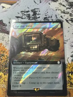 Pip-Boy 3000 - Surge Foil - Extended Art Fallout MTG - Image 4