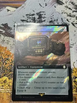 Pip-Boy 3000 - Surge Foil - Extended Art Fallout MTG - Image 5