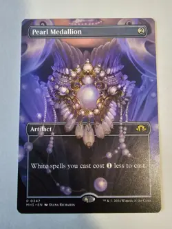 MTG - Pearly Medallion Borderless - Modern Horizons 3 - Image 1