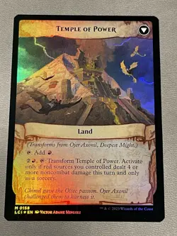 MTG FOIL Ojer Axonil, Deepest Might Temple of Power The Lost Caverns of Ixalan - Image 2