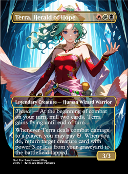 Terra, Herald of Hope - MTG Anime Custom - Playtest - Image 1