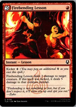 2025 MTG Avatar: The Last Airbender Firebending Lesson Expansion/Common #138 - Image 1