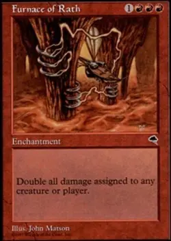 1 x Furnace of Rath - Tempest - Heavy Play - MTG - Image 1