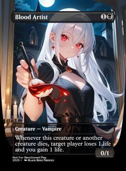 Blood Artist - MTG Anime Custom Playtest - Image 1