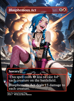 Blasphemous Act - MTG Anime Playtest - Image 1