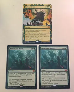 Natural Order Mystical Archive x1 and Awaken the Woods x2 lot - Image 1