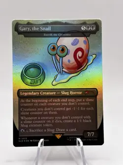 Gary, the Snail Toxrill, the Corrosive Rainbow Foil Secret Lair Drop SLD MTG NM - Image 1