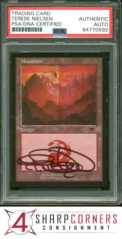 SIGNED TERESE NIELSEN MAGIC THE GATHERING TRADING CARD PSA AUTHENTIC DNA AUTO - Image 1
