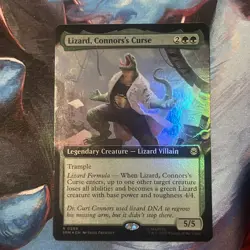 Magic: The Gathering - Spider-Man - Lizard, Connor's Curse Extended Art Foil - Image 1