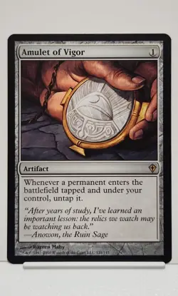 MTG Amulet of Vigor - Worldwake Near Mint - Image 1