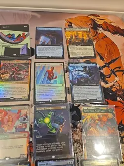 MTG Marvel Spider-Man Foil,mythic,rare Cards Borderless & Regular Nm Lot Of 32 - Image 4