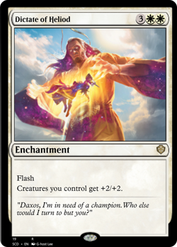 Dictate of Heliod [Starter Commander Decks] Magic MTG - Image 1