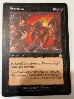 MTG Attrition- Urza’s Destiny- Rare- MP - Image 1
