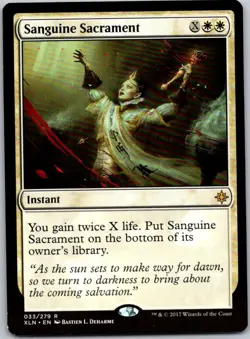 Magic the Gathering Sanguine Sacrament Ixalan MTG Free Shipping! - Image 1