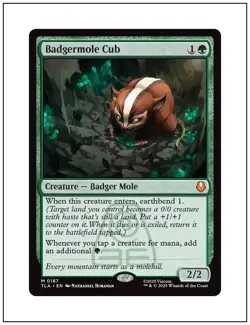 1x Badgermole Cub, Avatar The Last Airbender, Magic MTG NM - Image 1