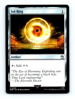 #245 2023 Doctor Who Sol Ring Uncommon - Image 1