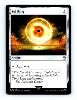 #245 2023 Doctor Who * Sol Ring Uncommon - Image 1