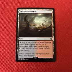 MTG “Bloodstained Mire” Khans of Tarkir Reg Rare #230/269 NM/Mint **Ships Free** - Image 1