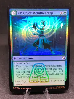 MTG Origin of Metalbending 0187 Avatar: The Last Airbender Foil NM - Image 1