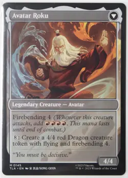The Legend of Roku/ Avatar Roku #145 M Non-Foil NEW MTG TLA - Image 2