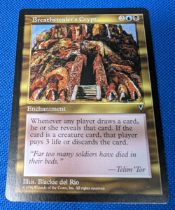 Breathstealer's Crypt, Visions, Magic the Gathering, MTG - Image 1