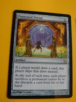 MTG Card. Possessed Portal x2 Fifth Dawn Artifact rare 2 cards - Image 3