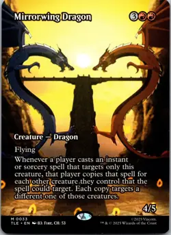 Mirrorwing Dragon (Borderless) M Avatar: The Last Airbender: Eternal-Legal 33 NM - Image 1