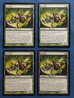 MTG 4x Fertilid x4 LP Morningtide Magic the Gathering Playset - Image 1