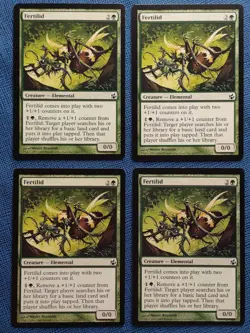 MTG 4x Fertilid x4 LP Morningtide Magic the Gathering Playset - Image 2