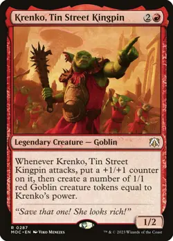 Krenko, Tin Street Kingpin R Commander: March of the Machine 287 NM - Image 1