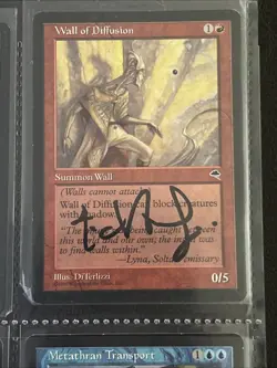 MTG-DD Mixed Lot Of 9 Signed Magic The Gathering Cards - Image 5