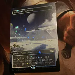 Hallowed Fountain X1 Mtg Unfinity Nm Foil Borderless Galaxy - Image 2