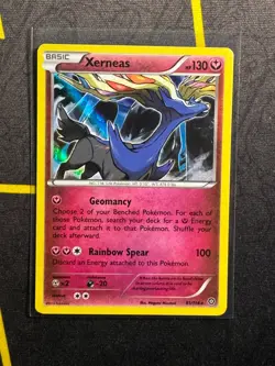 Xerneas 81/114 Holo Rare - Pokemon TCG XY Steam Siege - Image 1
