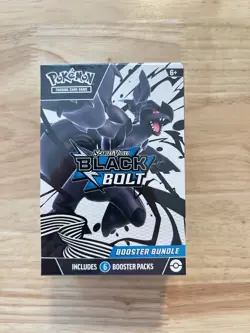 Pokemon TCG Scarlet & Violet Black Bolt Booster Bundle NEW Factory Sealed - Image 1