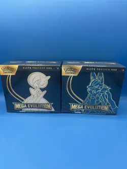 Pokemon TCG Mega Evolution Elite Trainer Box ETB Bundle Both Factory Sealed - Image 1
