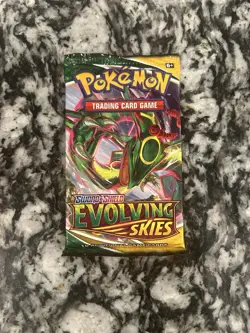 Pokemon TCG: Evolving Skies Booster Pack! Brand New, Factory-Sealed! - Image 1