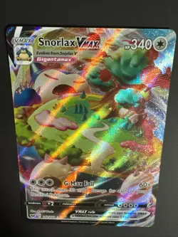 Pokemon TCG Snorlax VMAX 142/202 Sword & Shield Base Set - NM - Image 3
