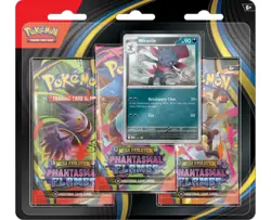 Pokemon TCG Trading Card Game Phantasmal Flames 3 Pack Blister Weavile New - Image 1