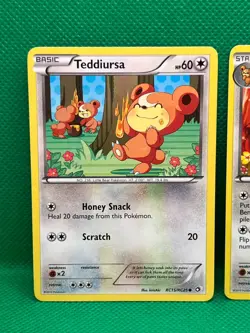 Pokemon Tcg Teddiursa RC15/RC25 & Ursaring RC16/RC25 Radiant Collection - Image 2