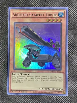 YuGiOh! - Artillery Catapult Turtle MP21-EN099 Super Rare 1st Edition Near Mint - Image 1