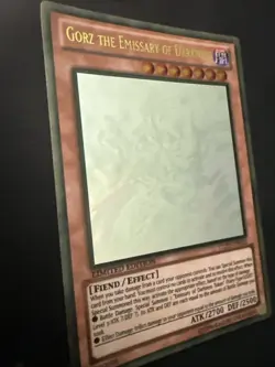 Yugioh Gorz the Emissary of Darkness GLD5-EN024 Gold Ghost Rare LP - Image 4