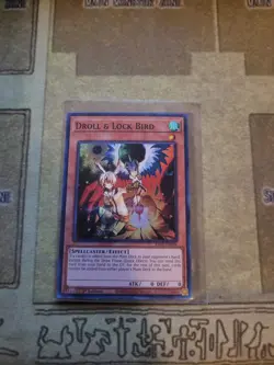 YUGIOH DROLL & LOCK BIRD RA02-EN006 SUPER 1ST ED NM - Image 1