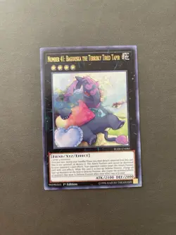 Number 41: Bagooska the Terribly Tired Tapir - Ultra - LP BLRR-EN085 1st Yugioh! - Image 1