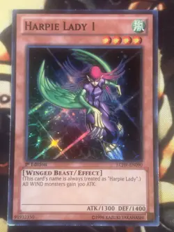 Yugioh: Harpie Lady 1 - LCJW-EN090 - Super Rare - 1st Edition - MP - Image 1