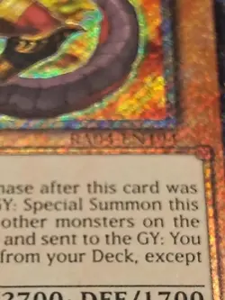 Yu-Gi-Oh! Fire King High Avatar Garunix RA04-EN194 Platinum Secret Rare NM - Image 5