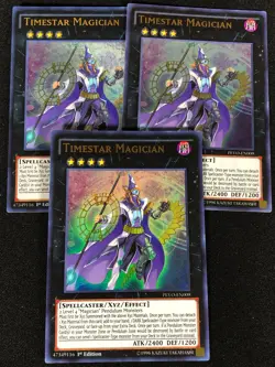 Yugioh Timestar Magician PEVO-EN009 1st Ultra x3 (LP) - Image 1