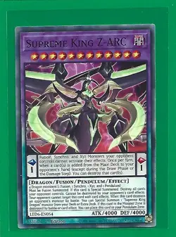 Yu-Gi-Oh! Legendary Duelists Magical Hero Supreme King Z-ARC #LED6-EN054 - Image 1