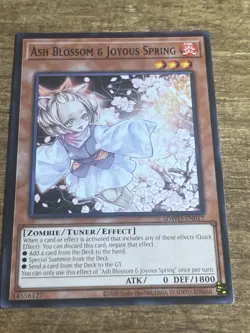 1X NM Ash Blossom & Joyous Spring - SDWD-EN017 - Common - yugioh - Image 1