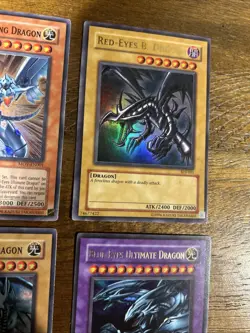 Yu-Gi-Oh! TCG Dragon Card Lot Limited Edition Holos and More 4 Cards - Image 4