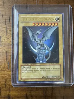 Yu-Gi-Oh Blue-Eyes White Dragon YAP1-EN001 Limited Edition Secret Rare 2008 - Image 1